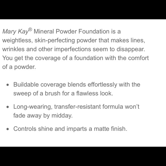 Mary Kay Mineral Powder Foundations - Picture 3 of 4